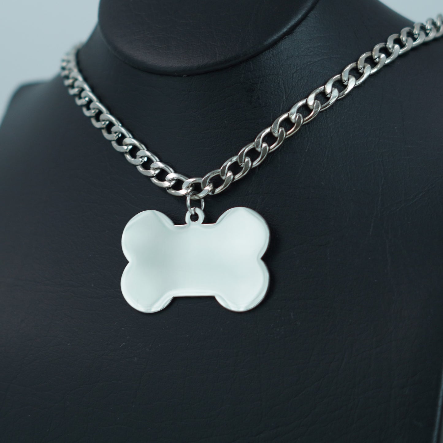 CADENA Y PLACA PARA PERRO