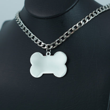 CADENA Y PLACA PARA PERRO