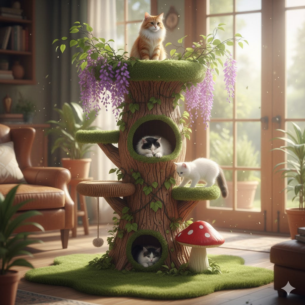 GIMNASIO PARA GATOS TIPO TRONCO