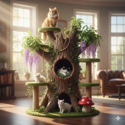 GIMNASIO PARA GATOS TIPO TRONCO