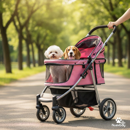 Coche Para Mascotas 4 Ruedas Plegable I