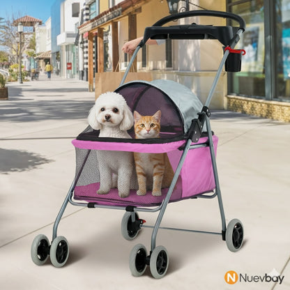 Coche Para Mascotas 4 Ruedas Plegable I
